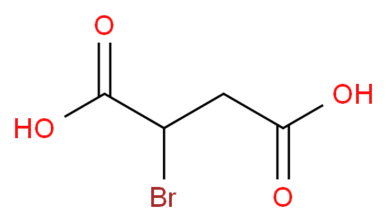 2-bromobutanedioic acid_分子结构_CAS_923-06-8