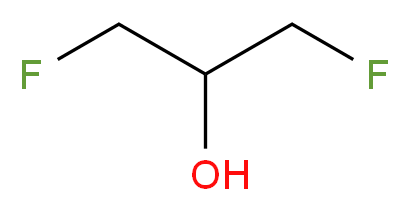 1,3-二氟-2-丙醇_分子结构_CAS_453-13-4)