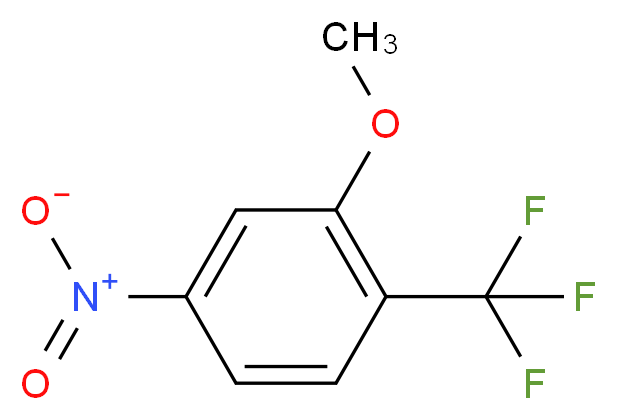 2-Methoxy-4-nitro-1-(trifluoromethyl)benzene_分子结构_CAS_453560-74-2)