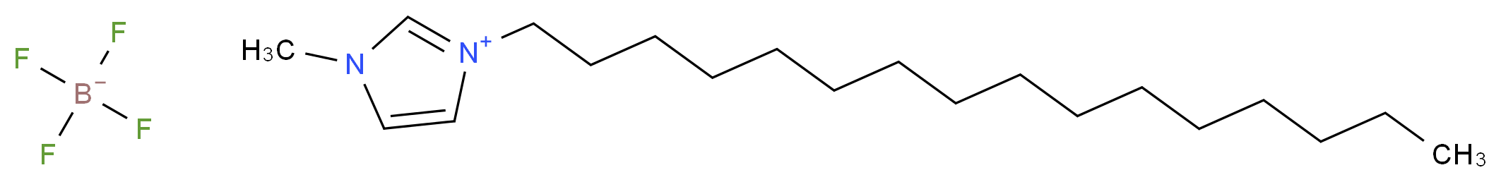 3-hexadecyl-1-methyl-1H-imidazol-3-ium; tetrafluoroboranuide_分子结构_CAS_244193-64-4