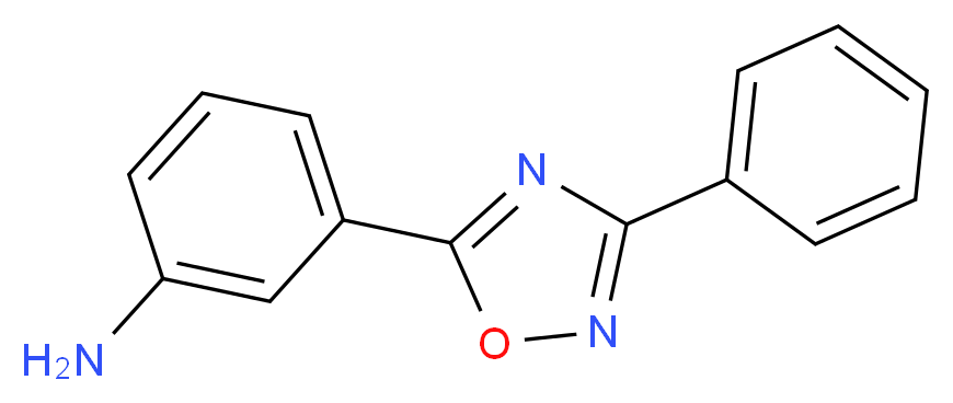 3-(3-phenyl-1,2,4-oxadiazol-5-yl)aniline_分子结构_CAS_54494-13-2)