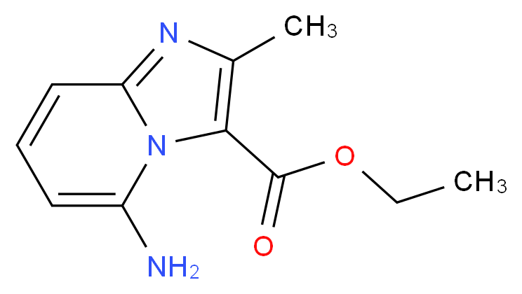 ethyl 5-amino-2-methylimidazo[1,2-a]pyridine-3-carboxylate_分子结构_CAS_35220-24-7)