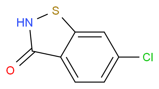 6-chloro-2,3-dihydro-1,2-benzothiazol-3-one_分子结构_CAS_70-10-0
