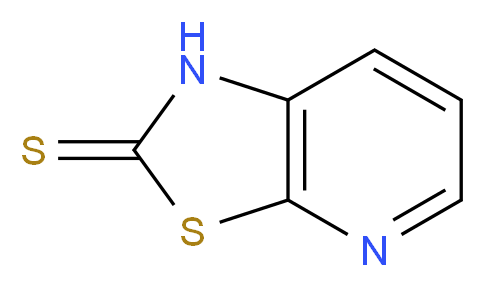 1H,2H-[1,3]thiazolo[5,4-b]pyridine-2-thione_分子结构_CAS_57135-09-8