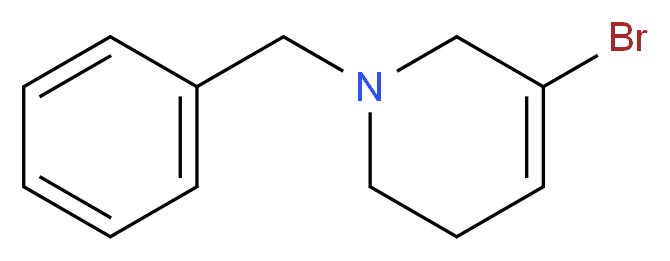 1-Benzyl-3-bromo-1,2,5,6-tetrahydropyridine_分子结构_CAS_1159982-62-3)