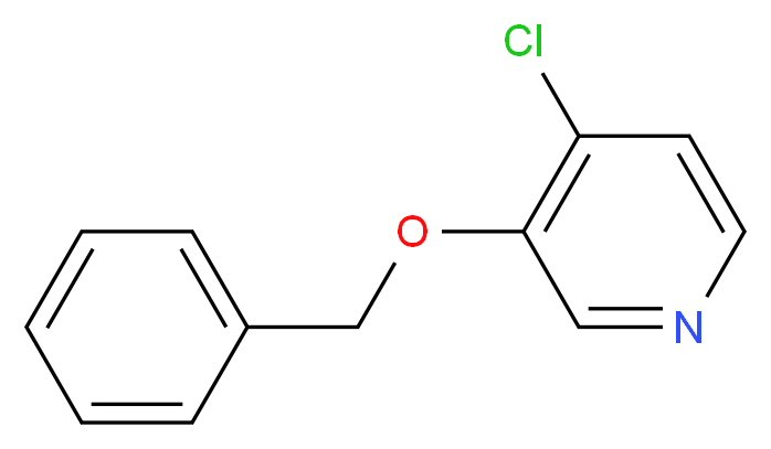 3-(benzyloxy)-4-chloropyridine_分子结构_CAS_958266-09-6