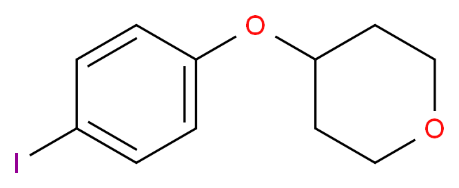 4-(4-iodophenoxy)tetrahydropyran_分子结构_CAS_144808-72-0)