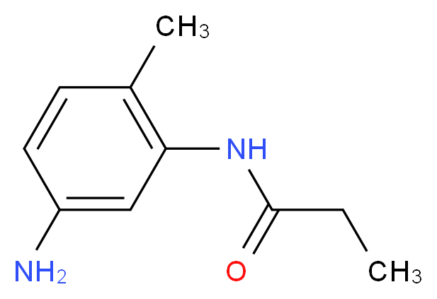 N-(5-Amino-2-methylphenyl)propanamide_分子结构_CAS_436089-02-0)