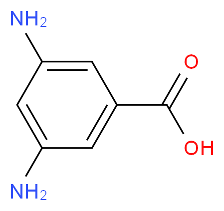 3,5-二氨基苯甲酸_分子结构_CAS_535-87-5)