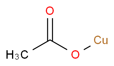 cuprio acetate_分子结构_CAS_598-54-9