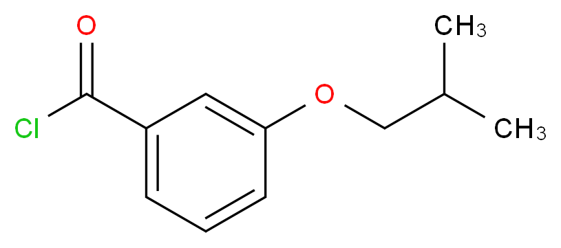 3-Isobutoxybenzoyl chloride_分子结构_CAS_443290-10-6)