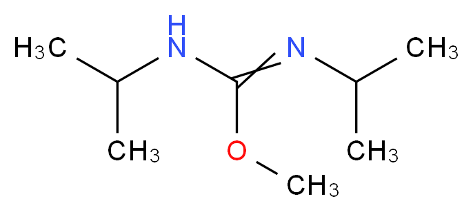 N,N′-二异丙基-O-甲基异脲_分子结构_CAS_54648-79-2)