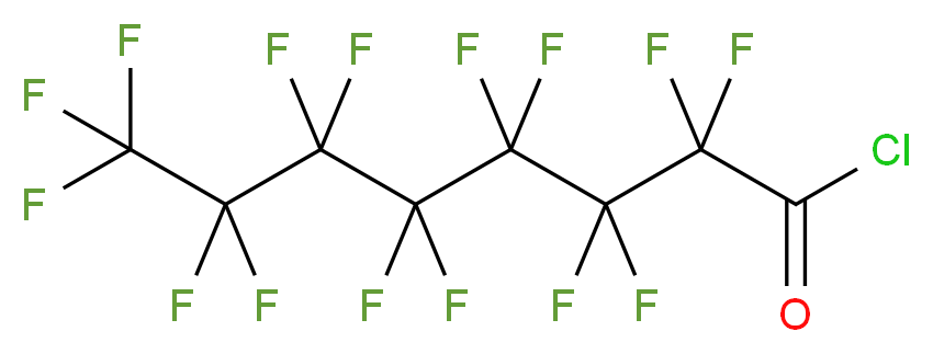 Perfluorooctanoyl chloride 97%_分子结构_CAS_335-64-8)