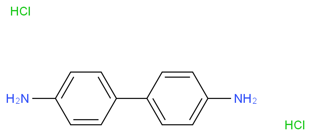 4-(4-aminophenyl)aniline dihydrochloride_分子结构_CAS_531-85-1