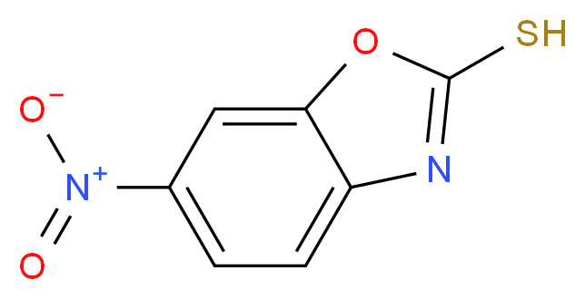 6-Nitro-benzooxazole-2-thiol_分子结构_CAS_14541-93-6)