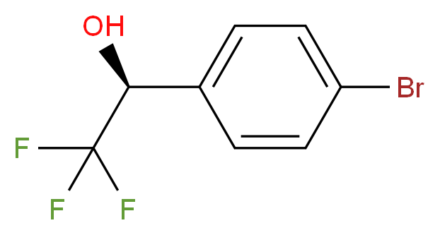 (S)-1-(4-Bromophenyl)-2,2,2-trifluoroethanol_分子结构_CAS_80418-13-9)