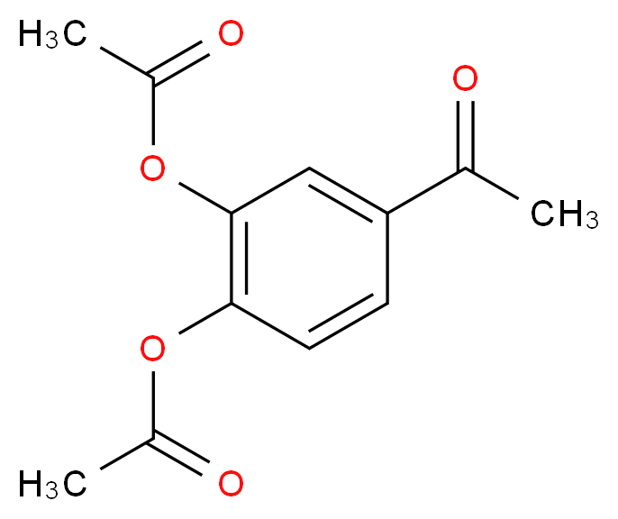 Acetic acid 2-acetoxy-5-acetyl-phenyl ester_分子结构_CAS_72712-21-1)