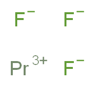 Praseodymium(III) fluoride, anhydrous 99.9%_分子结构_CAS_13709-46-1)