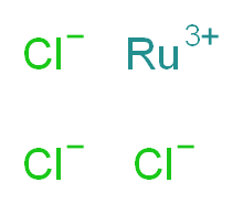 氯化钌(III)水合物, Premion&reg;_分子结构_CAS_14898-67-0)