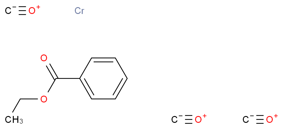 tris(methanidylidyneoxidanium) chromium ethyl benzoate_分子结构_CAS_32874-26-3