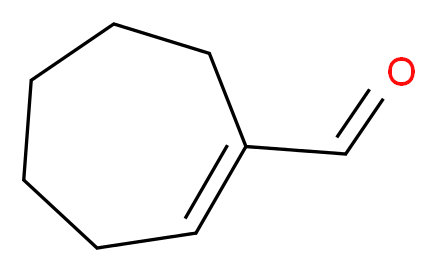 cyclohept-1-ene-1-carbaldehyde_分子结构_CAS_6140-67-6