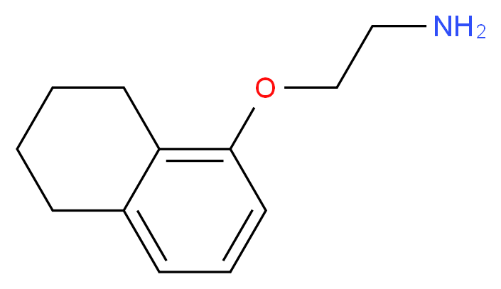 2-(5,6,7,8-Tetrahydro-1-naphthalenyloxy)-1-ethanamine_分子结构_CAS_)