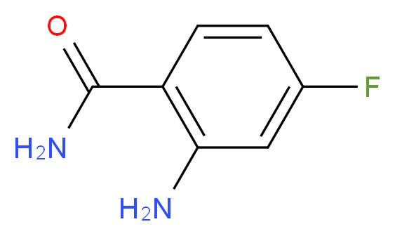 2-Amino-4-fluorobenzamide_分子结构_CAS_119023-25-5)