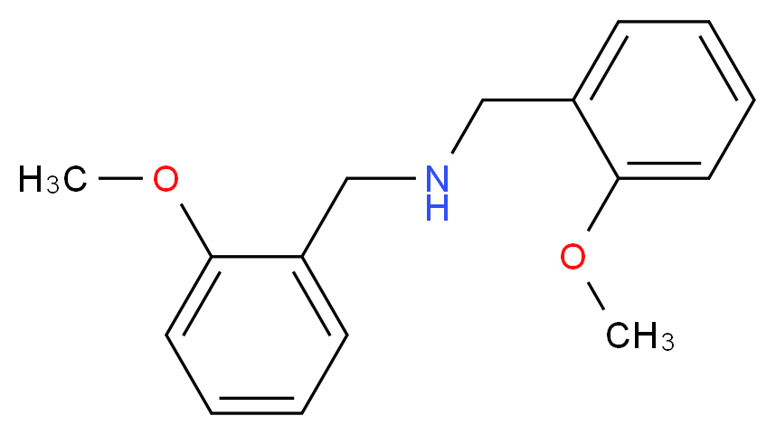 N-(2-methoxybenzyl)-1-(2-methoxyphenyl)methanamine_分子结构_CAS_178903-65-6)