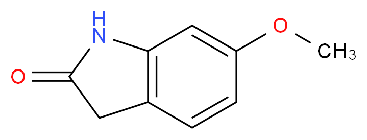 6-methoxy-2,3-dihydro-1H-indol-2-one_分子结构_CAS_7699-19-6