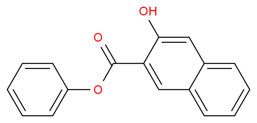 phenyl 3-hydroxynaphthalene-2-carboxylate_分子结构_CAS_7260-11-9