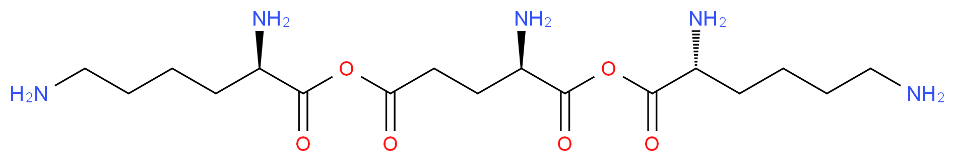 (2R)-2-amino-5-{[(2R)-2,6-diaminohexanoyl]oxy}-5-oxopentanoyl (2R)-2,6-diaminohexanoate_分子结构_CAS_5408-52-6