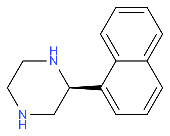 (S)-2-NAPHTHALEN-1-YL-PIPERAZINE_分子结构_CAS_)