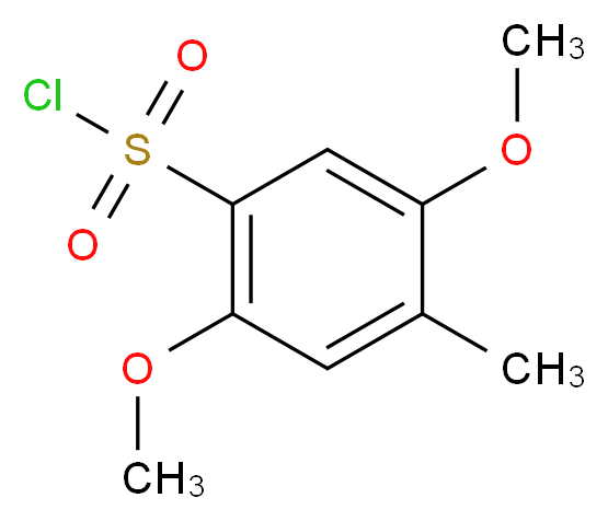 2,5-dimethoxy-4-methylbenzenesulfonyl chloride_分子结构_CAS_1225058-92-3)