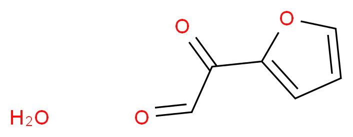 FURAN-2-YLGLYOXAL HYDRATE_分子结构_CAS_20328-66-9)