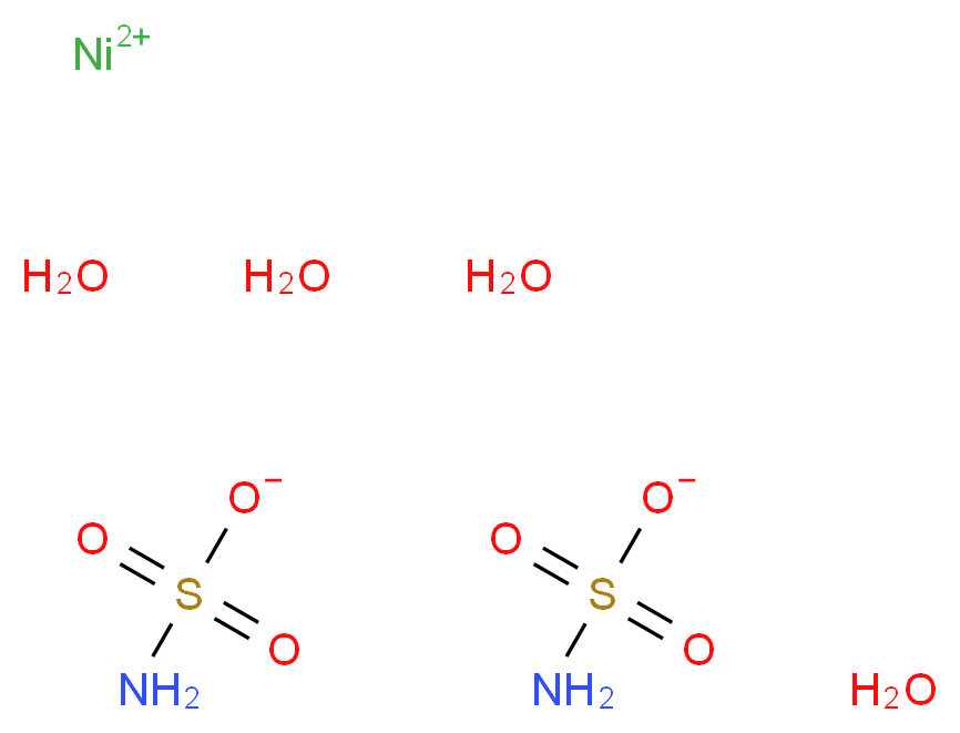 氨基磺酸镍(II) 四水合物_分子结构_CAS_124594-15-6)