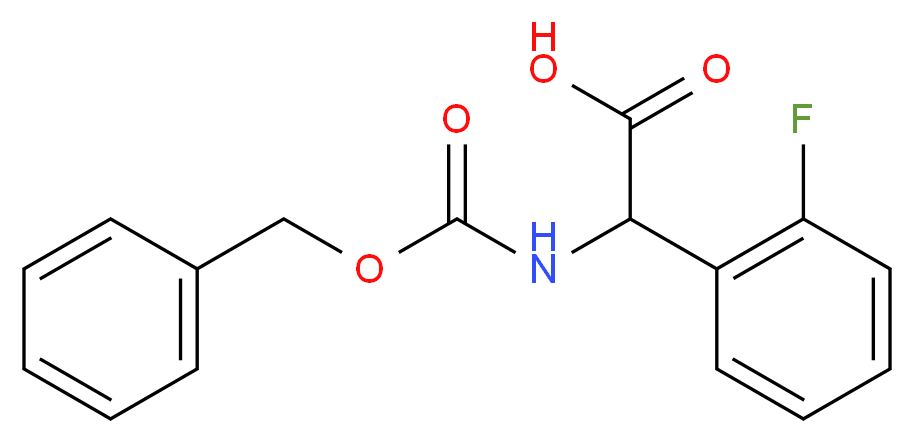 N-(Z)-Benzyloxycarbonyl-2-fluorophenylglycine_分子结构_CAS_12441-53-8)