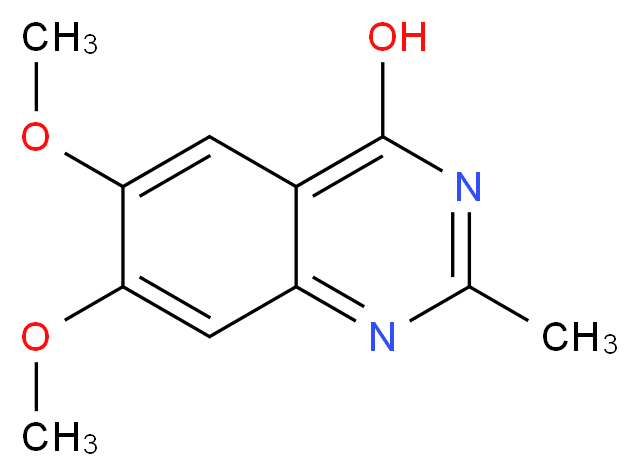 6,7-dimethoxy-2-methylquinazolin-4-ol_分子结构_CAS_35241-23-7