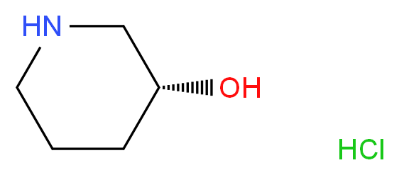 (R)-(+)-3-羟基哌啶 盐酸盐_分子结构_CAS_198976-43-1)