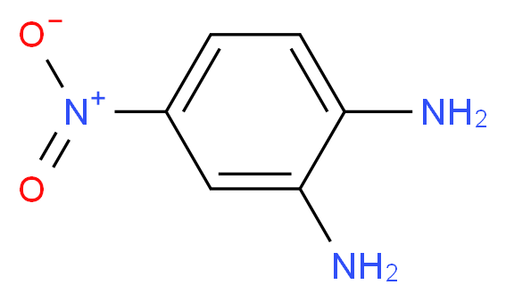4-nitrobenzene-1,2-diamine_分子结构_CAS_99-56-9