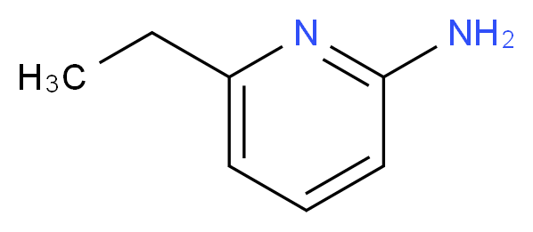 2-氨基-6-乙基吡啶_分子结构_CAS_21717-29-3)