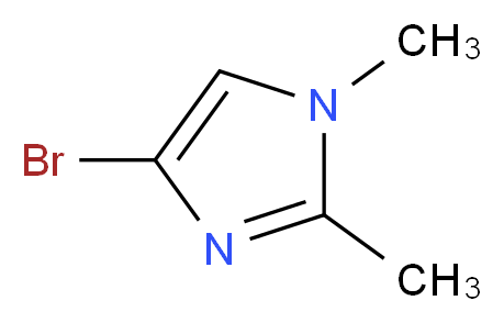 4-Bromo-1,2-dimethyl-1H-imidazole_分子结构_CAS_850429-59-3)