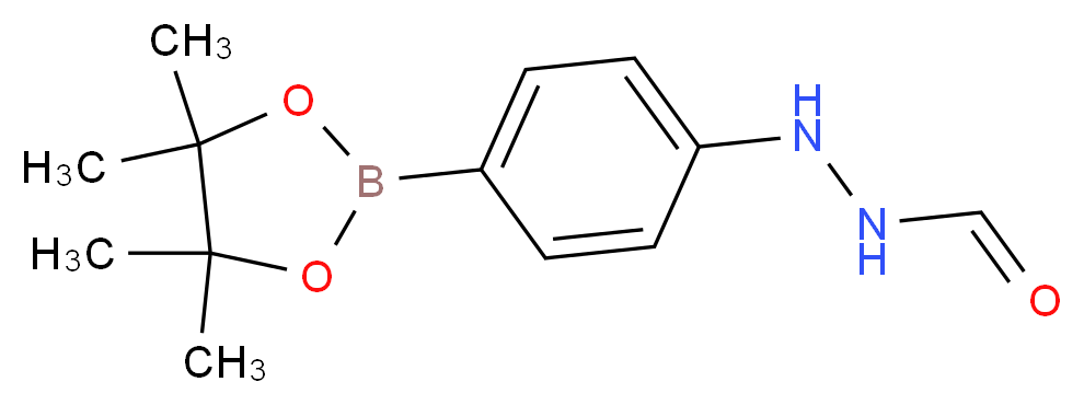 N'-[4-(tetramethyl-1,3,2-dioxaborolan-2-yl)phenyl]carbohydrazide_分子结构_CAS_276694-16-7