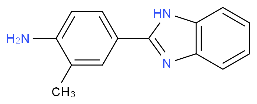 4-(1H-Benzoimidazol-2-yl)-2-methyl-phenylamine_分子结构_CAS_)