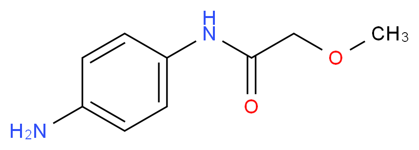 N-(4-Aminophenyl)-2-methoxyacetamide_分子结构_CAS_)