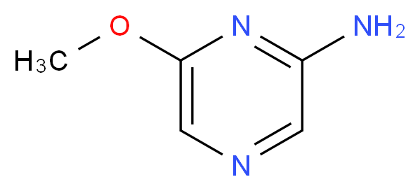 6-methoxypyrazin-2-amine_分子结构_CAS_6905-47-1