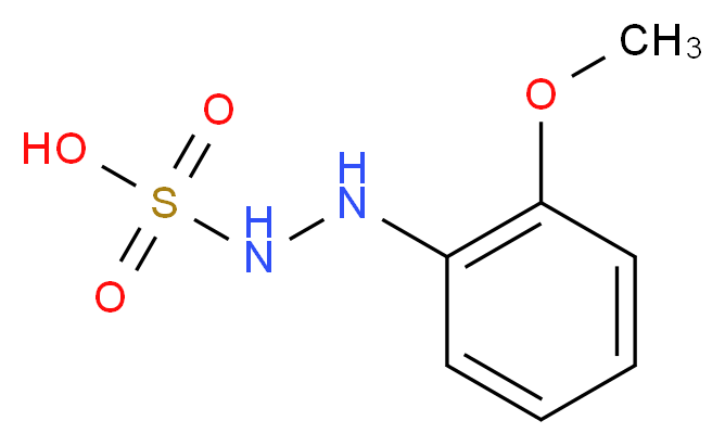 2-(2-Methoxyphenyl)hydrazinesulfonic acid_分子结构_CAS_)