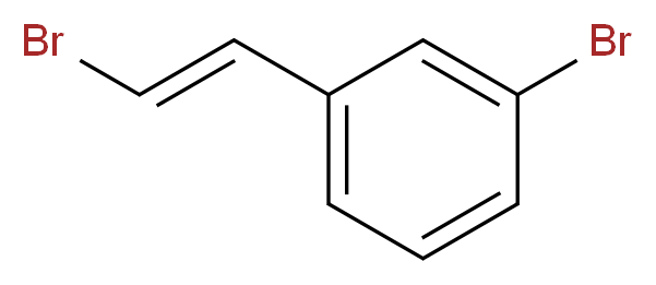 1-BROMO-3-[(E)-2-BROMOVINYL]BENZENE_分子结构_CAS_)