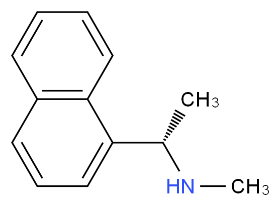 methyl[(1S)-1-(naphthalen-1-yl)ethyl]amine_分子结构_CAS_20218-55-7