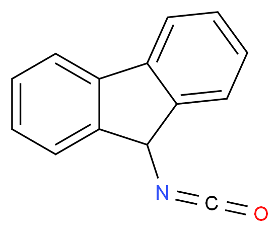 9-isocyanato-9H-fluorene_分子结构_CAS_131056-82-1