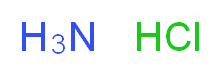 amine hydrochloride_分子结构_CAS_12125-02-9